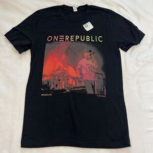 One Republic Bruxelles Unisex Black Short Sleeve T-Shirt Size Small